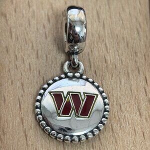 Pandora Wisconsin Badgers Exclusive Dangle Charm Pendant, S925 Silver Bracelets